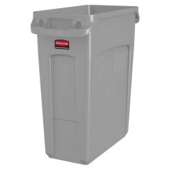 RUBBERMAID VENTED SLIM JIM® 16 GAL GRAY
