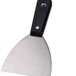 TAI Steel "S/S SPATULA W/PLASTIC HANDLE, THICKNESS: 1.0MM, SIZE: 7.5CM." Kitchenware