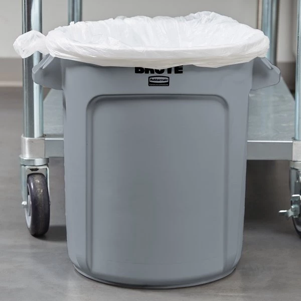 RUBBERMAID BRUTE TRASH CAN 10 GALLON - GRAY 2 RUBBERMAID BRUTE TRASH CAN 10 GALLON - GRAY