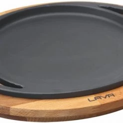 Lava Metal Kitchenware LAVA ROUND CAST IRON PLATE - 28CM