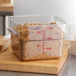Kitchenware CAMBRO POLYCARBONATE SQUARE FOOD STORAGE CONTAINER