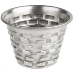 Tablecraft RAMEKIN BRICKHOUSE. STAINLESS STEEL.CAP:2.5 OZ, DIM:2X1.75" H Tableware