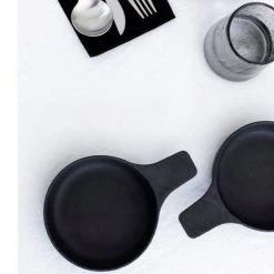 Revol Porcelain REVOL BASALT CASSEROLE WITH HANDLE