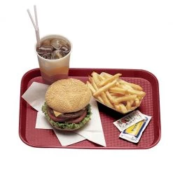 Tableware CAMBRO FAST FOOD TRAY CRANBERRY - 30X41 CM