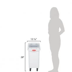 Rubbermaid ProSave Ingredient Bin - White 79 Ltr Kitchenware