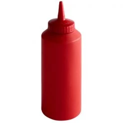 Traex SQUEEZE BOTTLE DISPENSER RED 12 OZ Kitchenware