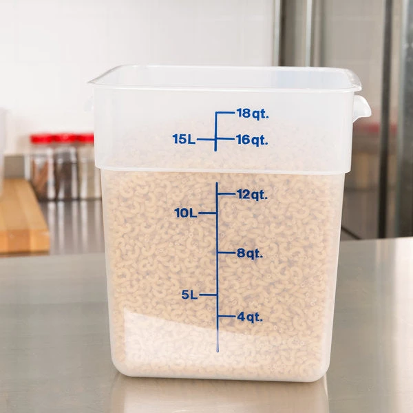 Cambro, Translucent Square Food Storage Container Kitchenware 7 Cambro, Translucent Square Food Storage Container Kitchenware