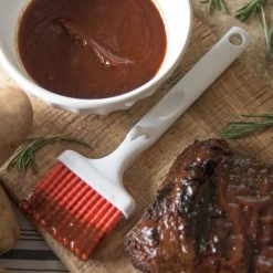 Carlisle Kitchenware SILICON PASTRY BRUSH WITH HOOK RED