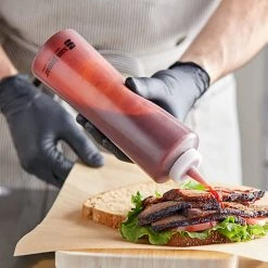 Kitchenware SAN JAMAR CLEAR SQUEEZE BOTTLE - 24 OZ