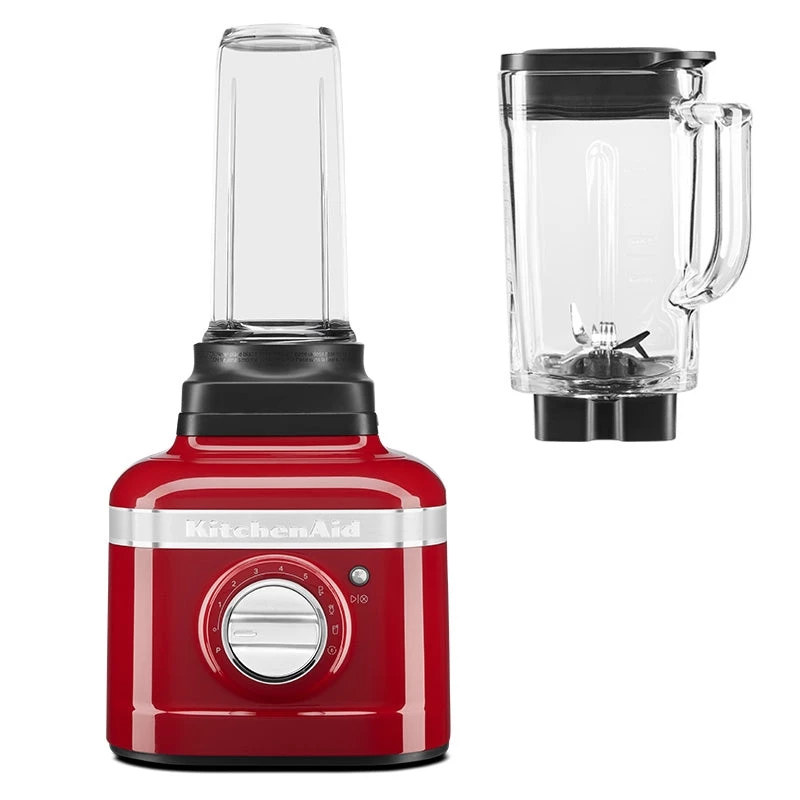 KITCHENAID ARTISAN BLENDER K400 WITH PERSONAL JAR - CANDY APPLE 2 KITCHENAID ARTISAN BLENDER K400 WITH PERSONAL JAR - CANDY APPLE