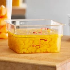 Kitchenware CAMBRO POLYCARBONATE SQUARE FOOD STORAGE CONTAINER