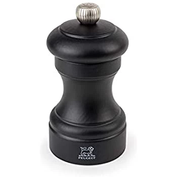 Peugeot Mills PEUGEOT BISTRO SALT MILL BLACK - 10 CM 1 Peugeot Mills PEUGEOT BISTRO SALT MILL BLACK - 10 CM