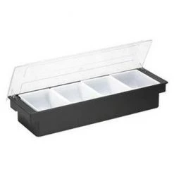 MM - Premium CONDIMENT DISPENSER 4 COMPARTMENTS