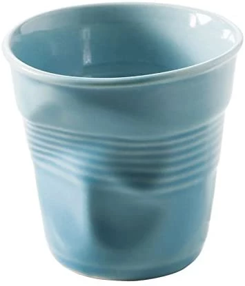 Revol Porcelain REVOL CAPPUCCINO CRUMPLE TUMBLER - 18 CL 6 Revol Porcelain REVOL CAPPUCCINO CRUMPLE TUMBLER - 18 CL