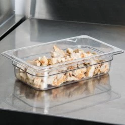 Cambro, GN 1/4 Polypcarbonate Food Pan, CLEAR Kitchenware