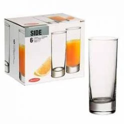 PASABACHE SIDE-HEAVY SHAM HIGHBALL GLASS - 10 1/4 UK OZ Tableware
