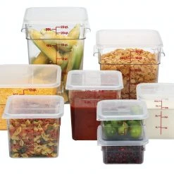 Kitchenware CAMBRO POLYCARBONATE SQUARE FOOD STORAGE CONTAINER