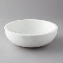 Overseas Traf Linkers WHITE MARBLE BOWL Ø 30 CM Tableware