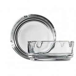ARCOROC TRANSPARENT STACKABLE ASHTRAY