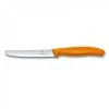 VICTORINOX TOMATO KNIFE SWISS CLASSIC WAVY ORANGE - 11 CM