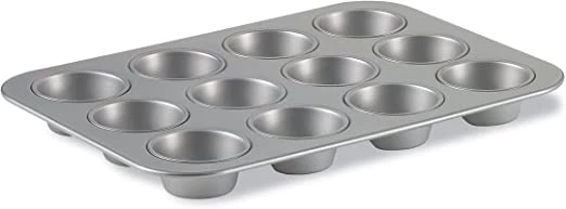 MM - Premium ALUMINUM MUFFIN PAN 12 CUPS NON STICK 2 MM - Premium ALUMINUM MUFFIN PAN 12 CUPS NON STICK