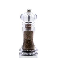 Tableware BISETTI ACRYLIC & STAINLESS STEEL PEPPER MILL - 18 CM