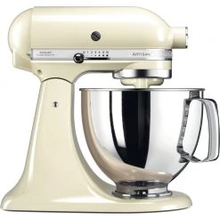 KitchenAid ARTISAN 4.8 L Tilt-Head Stand Mixer - Almond Cream Mixers & Attachments