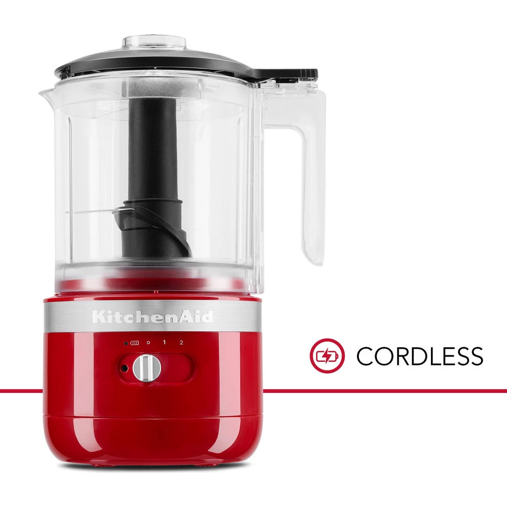 KITCHENAID CORDLESS FOOD CHOPPER 1.19L 5KFCB519 - EMPIRE RED Electric Appliances 2 KITCHENAID CORDLESS FOOD CHOPPER 1.19L 5KFCB519 - EMPIRE RED Electric Appliances