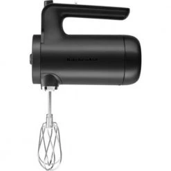 KITCHENAID CORDLESS HAND MIXER 5KHMB732 - MATT BLACK 12 KITCHENAID CORDLESS HAND MIXER 5KHMB732 - MATT BLACK