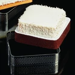 PAVONI SQUARE STAINLESS STEEL BAND 10.5X10.5