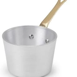 Agnelli Tableware ONE HANDLE CONINAL LITTLE SAUCEPAN 1932 COLLECTION 8 CM.