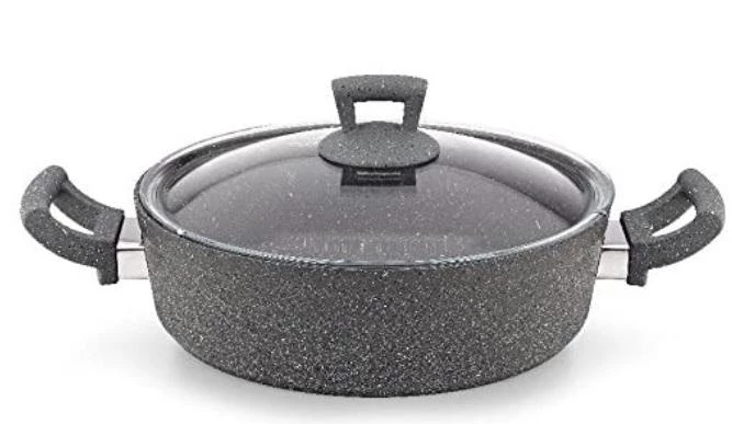 Altin Basak MEGA SHALLOW CASSEROLE/GRANITE,DIM:40 CM Kitchenware 1 Altin Basak MEGA SHALLOW CASSEROLE/GRANITE,DIM:40 CM Kitchenware