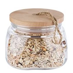 APS Professionel Servieren APS GLASS CANISTER WITH LID - 1L Tableware