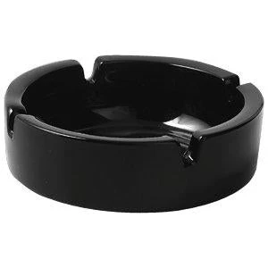 Arcoroc "STACKABLE ASHTRAY DIA: 10.7CM, HEIGHT: 3.5CM, BLACK" 1 Arcoroc "STACKABLE ASHTRAY DIA: 10.7CM, HEIGHT: 3.5CM, BLACK"