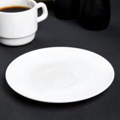 Arcoroc Tableware TEMPERED INTENSITY BONE SAUCER 160. DIM: 16X16X2 CM.