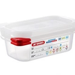 Araven Airtight Container Polypropylene GN 1/9 Kitchenware