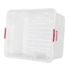 Araven GN 2/1 H.300 MM./11 70 L./18 GAL. PERFORATED HDPE FOOD BOX Kitchenware