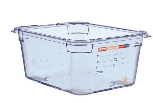 Araven Kitchenware Food Box Airtight Containers BPA Free GN 1/2 Capacity: 9L 1 Araven Kitchenware Food Box Airtight Containers BPA Free GN 1/2 Capacity: 9L