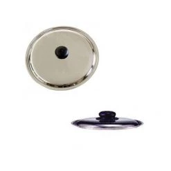 Ballarini STEEL LID WITH BLACK KNOB 28 CM