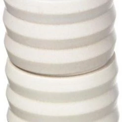 BISETTI PEPPER MILL WHITE WOOD FINISHING - 10 CM Tableware