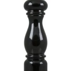 Tableware BISETTI PEPPER MILL BLACK GLOSSY LACQUERED BEECH WOOD
