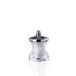 Tableware BISETTI ACRYLIC SALT MILL CHROMED HEAD - 6.5 CM