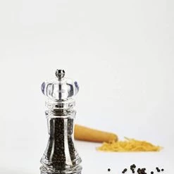 Tableware BISETTI ACRYLIC & STAINLESS STEEL PEPPER MILL - 18 CM