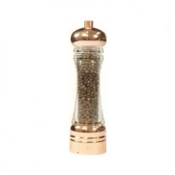 BISETTI PEPPER MILL BEECH ACRYLIC + TOP COPPER PLATING