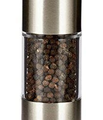 Tableware BISETTI ACRYLIC MATT FINISH STAINLESS STEEL PEPPER MILL - 16 CM