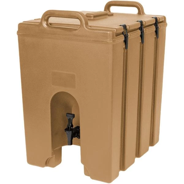 Cambro CAMTAINER BEVERAGE CARRIER 10GL - COFFEE BEIGE 1 Cambro CAMTAINER BEVERAGE CARRIER 10GL - COFFEE BEIGE