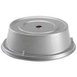 Cambro Camwear Silver Metallic Camcover Plate Cover- 12/Case Tableware