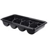 CAMBRO 1120CBP110 BLACK POLY CAMBOX FOUR COMPARTMENT CUTLERY BUS BOX Cleaning And Hygiene