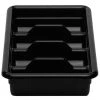Cambro CAMBOX CUTLERY 4 COMP RG - BLACK