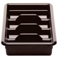 Cambro CAMBOX CUTLERY 4COMP RG-DKBRN Cleaning And Hygiene